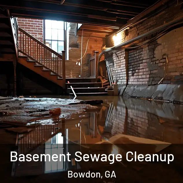  Basement Sewage Cleanup Bowdon, GA