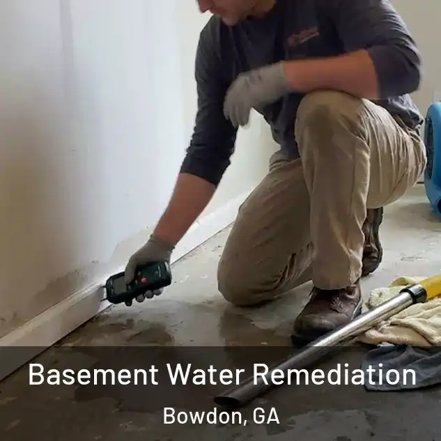  Basement Water Remediation Bowdon, GA
