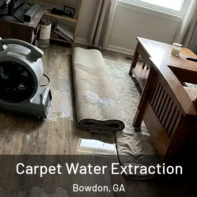  Carpet Water Extraction Bowdon, GA