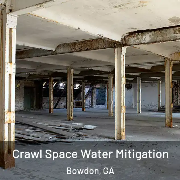  Crawl Space Water Mitigation Bowdon, GA