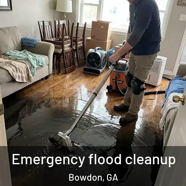  Emergency flood cleanup Bowdon, GA