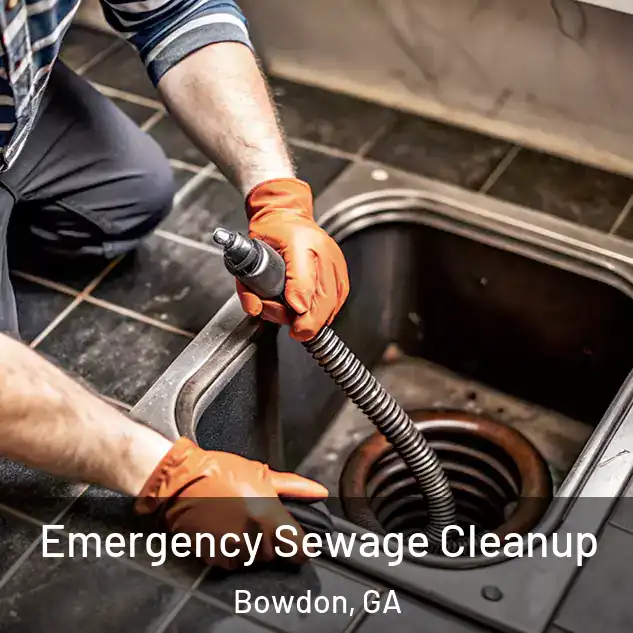  Emergency Sewage Cleanup Bowdon, GA