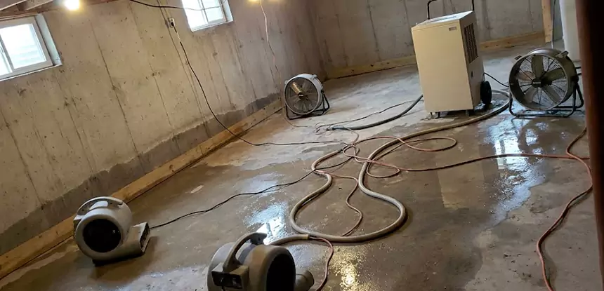 Large-Scale Water Damage Cleanup in Bowdon
