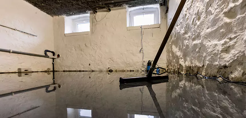 Basement Water Cleanup in Bowdon