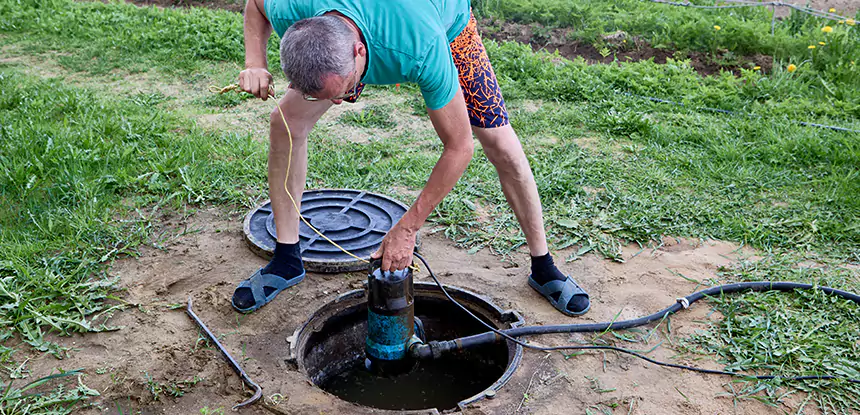 Outdoor Sewage Cleanup in Bowdon