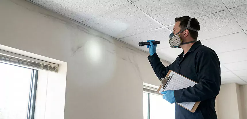 Ceiling Water Damage Inspection in Bowdon