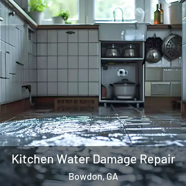  Kitchen Water Damage Repair Bowdon, GA