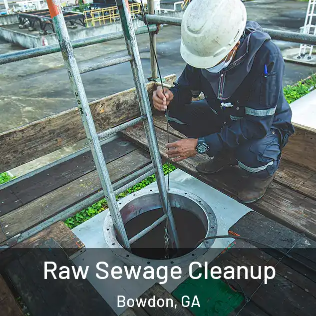  Raw Sewage Cleanup Bowdon, GA