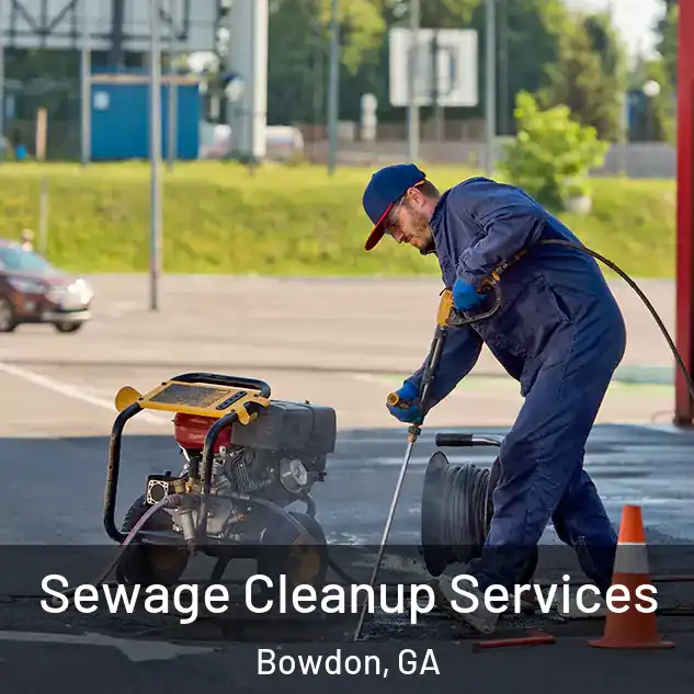  Sewage Cleanup Services Bowdon, GA