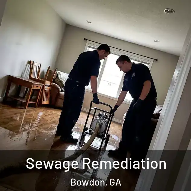  Sewage Remediation Bowdon, GA