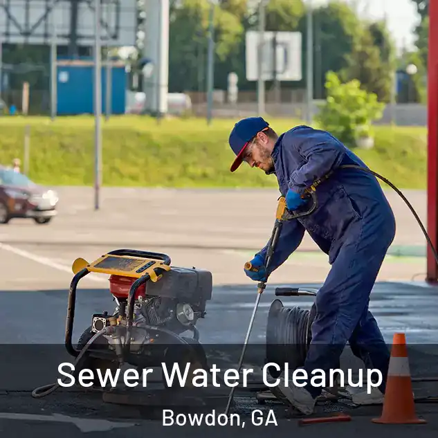  Sewer Water Cleanup Bowdon, GA