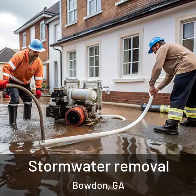  Stormwater removal Bowdon, GA